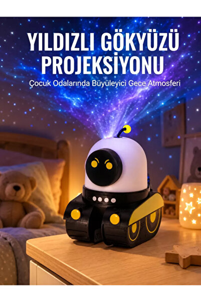 Nemere Bluetooth Bağlantılı Yüksek Çözünürlüklü Galaksi Projektör Yeni Nesil ...