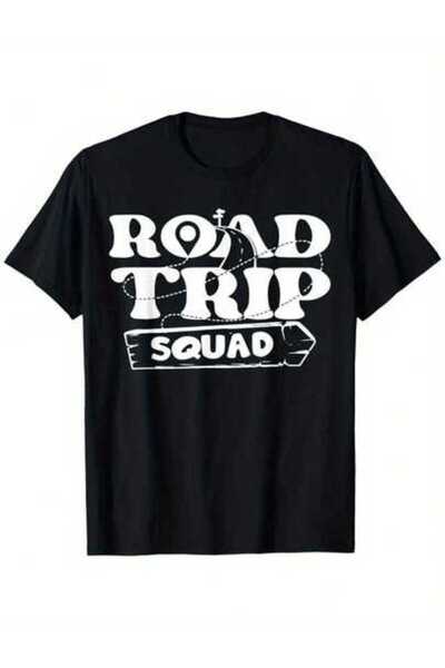 9JY Road Trip Squad Family Travel Hiking Camping & Outdoors Mens Y Letter Pri...