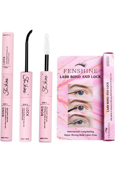 fenshine لاصق ومثبت رموش كلاستر لتركيب الرموش الفردية بنفسك، خالٍ من اللاتكس ...