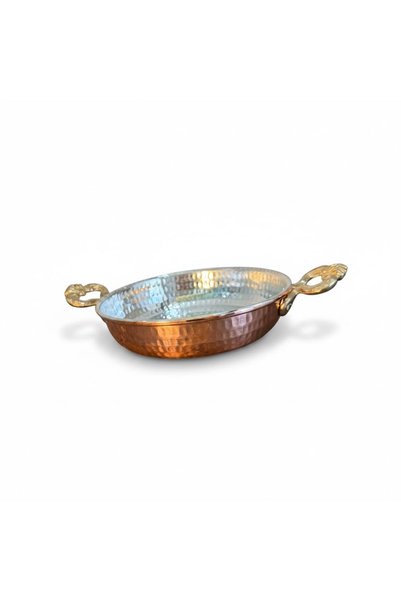altınmutfak 20 cm Copper Pan Copper Skillet Egg Pan Omelet Pan