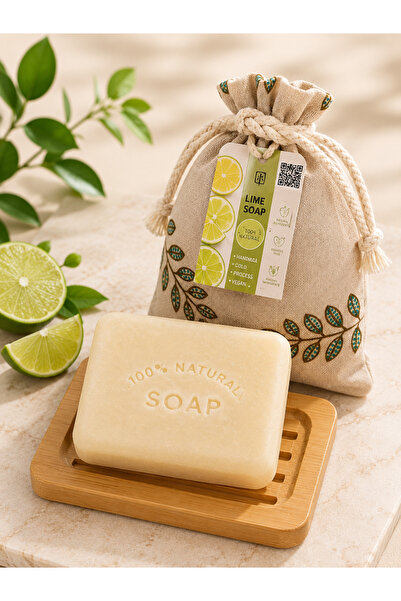 MTJ Natural Organic 🍋 Handmade Lime Soap 80 g | Cold Process | Natural Soap ...