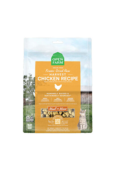 open Farm Freeze Dried Raw Harvest Chicken Morsels Dry Cat Food 99G