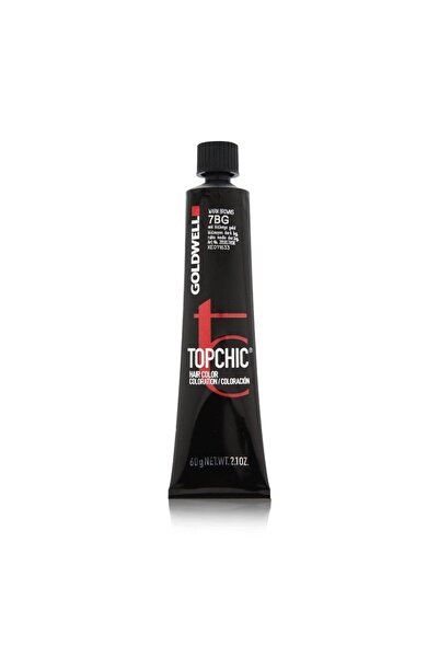 GOLDWELL TopChic, Vopsea de păr permanentă, 7BG Blond Mediu Auriu Bej, 60 ml