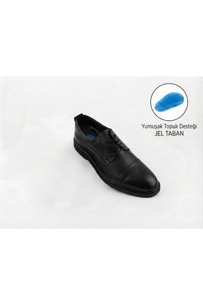 ERDOĞAN TULGAR Genuine Leather Thick Poly Gel Sole Casual Classic Men's Shoes Te0314