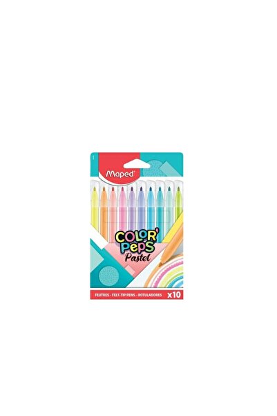 Maped Carioca Color Peps Pastel, 10 culori/set,