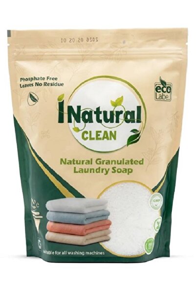I Natural كلين - صابون غسيل حبيبي طبيعي 100%، 1 كجم، خالٍ من الفوسفات ومناسب ...