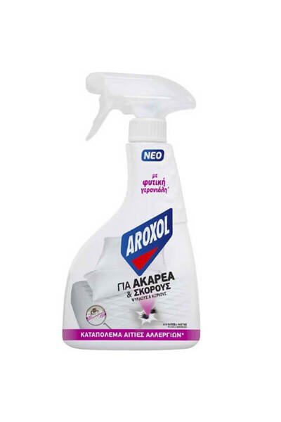 Aroxol ΓΙΑ ΑΚΑΡΕΑ ΚΑΙ ΣΚΟΡΟΥΣ 300ml