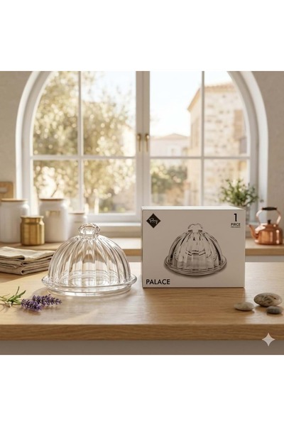 CEMRE Konak Alişveri̇ş 2024186- Glass Cake Fonus 20cm Palace