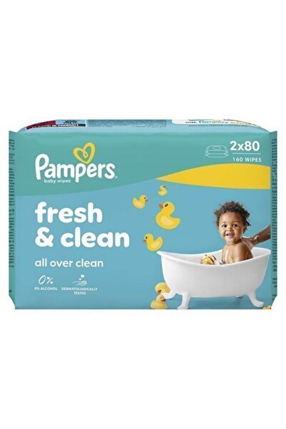 Pampers ΜΩΡΟΜΑΝΤΗΛΑ 2x80τεμ. - (FRESH CLEAN)