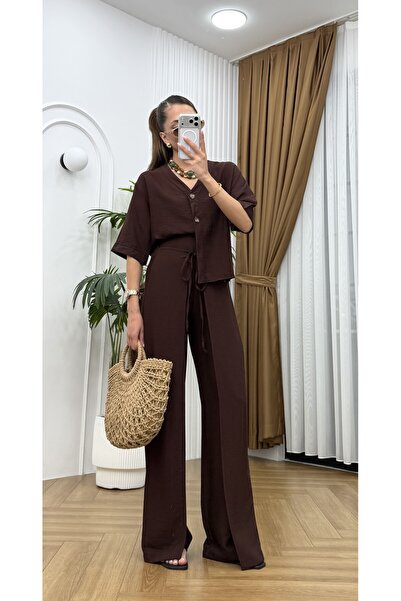 R-Style Pants Detailed Suit Set