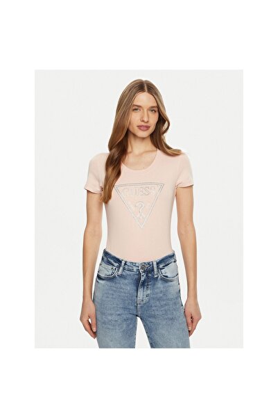 Guess Tricou de damă W5RI11J1314 Roz