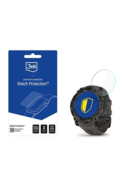 3MK Sticlă Hibridă Pentru Garmin Instinct 3 50mm (AMOLED Solar) Protecție