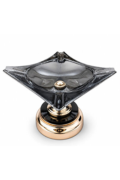 Lovesta Home Glass Ashtray with Metal Legs Lov5166