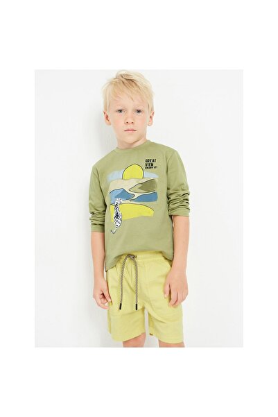 MAYORAL Pantaloni scurți din material textil pentru băieți 3225 Galben