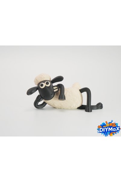 DIYMaX Lazy Sheep Shaun On-Screen Figure Monitor Accessory Average Size 5 cm