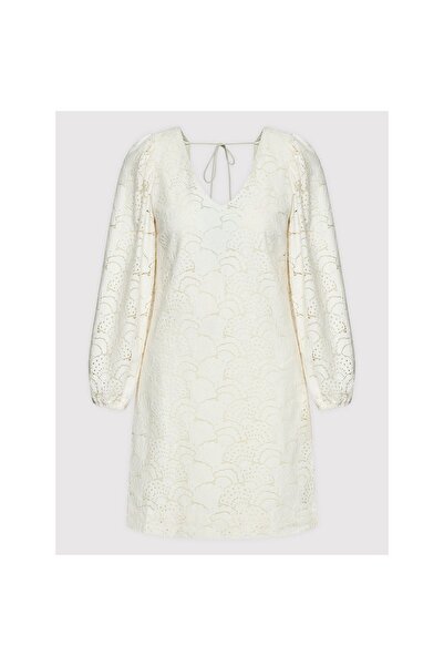 Samsoe Samsoe Rochie de vară pentru femei F22200158 Albă