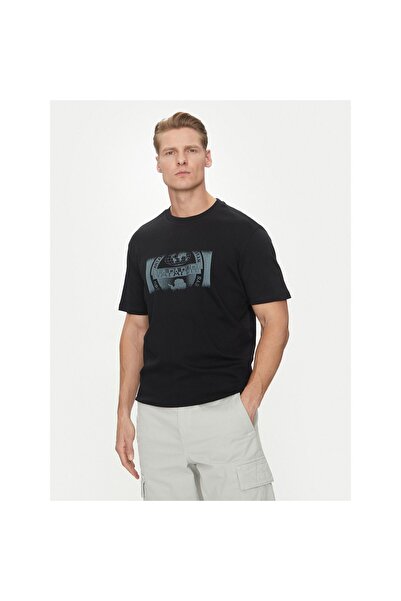 Napapijri Tricou bărbătesc NP0A4IEA9411 Negru