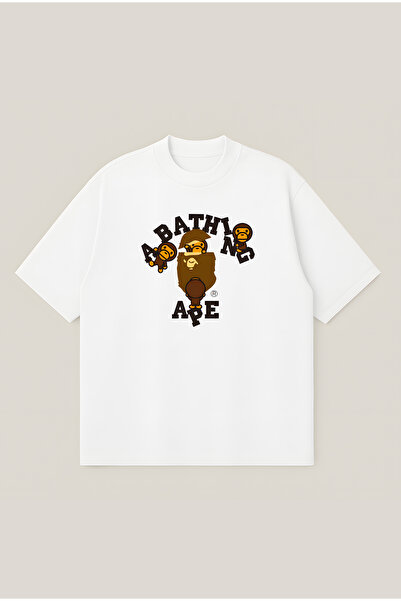 Moon Dancer Bape Baby Milolar majica sa printom, prevelikog kroja, unisex, 10...