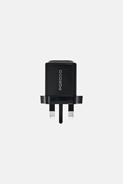 porodo GaN 65W Multi-Port Wall Charger, Black