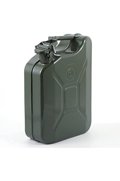 EasyLife 10L Metal Fuel Jerry Can Leakproof Portable Gasoline Diesel Petrol O...