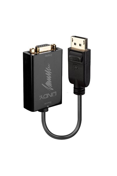 LİNDY Adaptor activ LY-41006 DisplayPort VGA negru