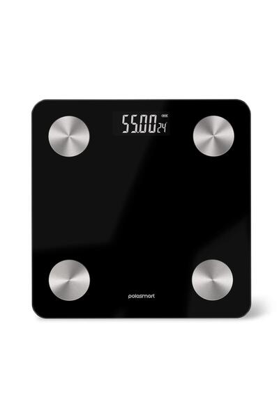 Polosmart PSR102 Pilli Bluetooth Vücut Analizli Yağ Kas Su Ölçer Hassas Akıll...