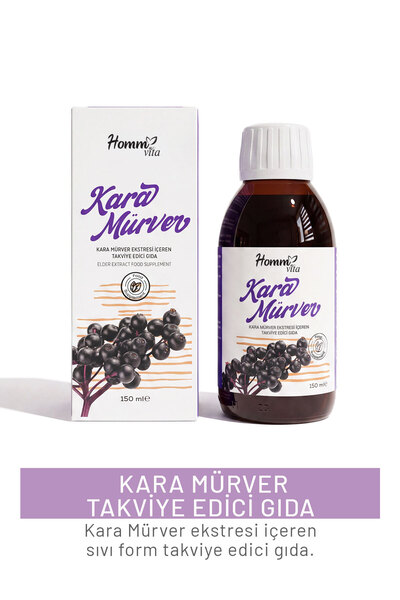 hommvita Kara Mürver Takviye Edici Gıda 150 Ml