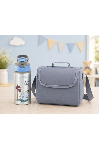 Ewason Thermal Lunchbox and Metal Water Bottle Set