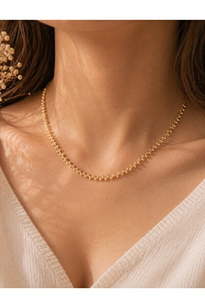 Melina Accessories 14K altın kaplama kolye
