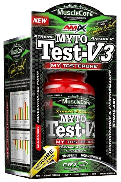 AMIX Mytotest V3 Test Maca Astaxanthin Saw Palmetto Rhodiola Rosea Testofen 90