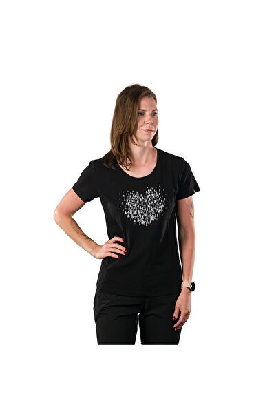 NORTHFINDER Tricou femei uscare rapidă, respirabil și ușor INES, Negru