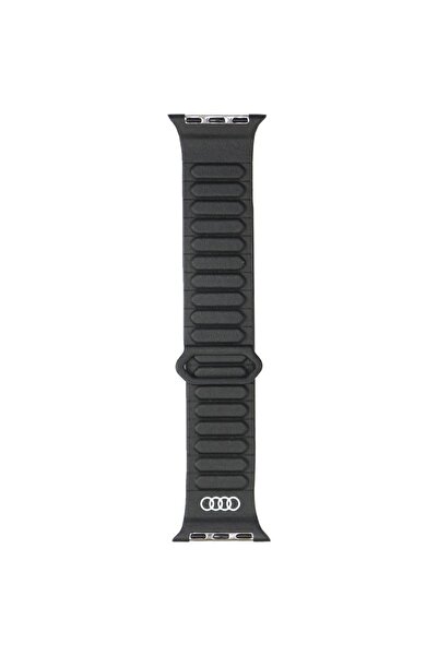 Audi Curea magnetică din piele ecologică pentru Apple Watch 40/41/42mm, Negru