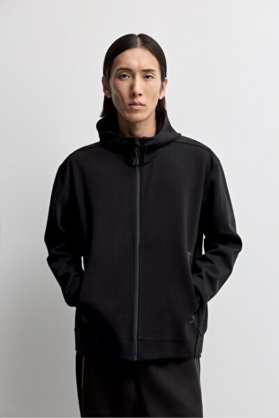 LEFTIES İnterlok fermuarlı sweatshirt