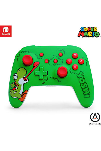 Powera Ασύρματο χειριστήριο παιχνιδιών Hungry Yoshi για Switch, Πράσινο