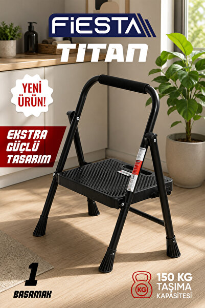Fiesta Titan 1 Basamak EXTRA GÜÇLÜ ÖZEL TASARIM Geniş Basamaklı Merdiven