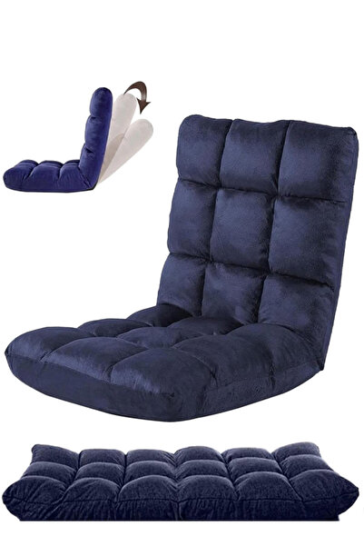 Cady One Foldable Floor Chair Foam Padded Velvet Quality with Adjustable Comf...