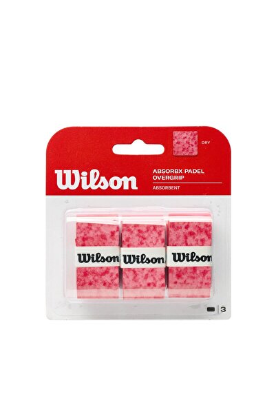 Wilson Padel Overgrip Absorbx 3 Pack Red WR8911101001