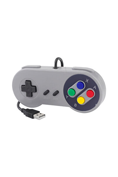 Choice3 1 pcs Grey 1-2 pcs SNES USB Controller Retro Gamepad for PC Mac Raspb...