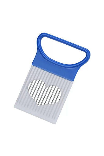 Choice blue Effortlessly Slice Onions with this 1pc Colorful Onion Slicer Kit...