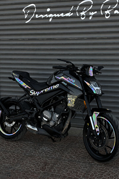 Banxtre مجموعة ملصقات ديكور كاملة فائقة الجودة (يمين ويسار) لـ CFMOTO NK250