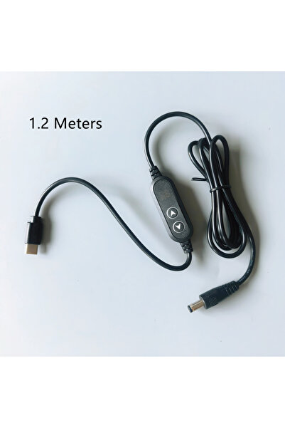 Choice1 قطعة واحدة سوداء من كابل USB C إلى DC لتعزيز الطاقة 5 فولت/9 فولت/12 ...
