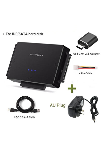 Choice7 100cm AU Plug with OTG SATA/IDE to USB 3.0 Adapter Hard Drive Adapter...