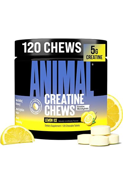 Animal Creatine Performance Chews Lemon Ice 120 chewables