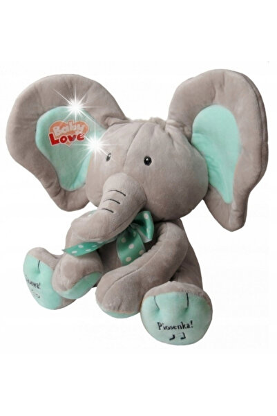 MADEJ Elefant interactiv cu mentă a Kuku, cu urechi mobile, cântă și vorbește...