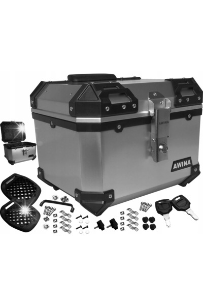 Awina Cutie detașabilă pentru motocicletă/ATV cu inserție, 35L + 2 suporturi
