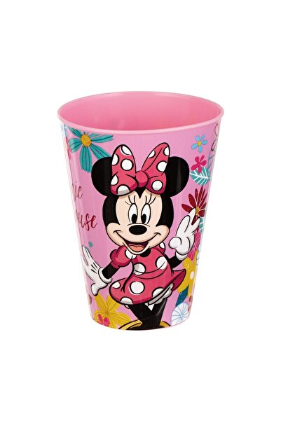 OEM Pahar copii, model Minnie, roz, 430ml – băut ușor și sigur pentru copii