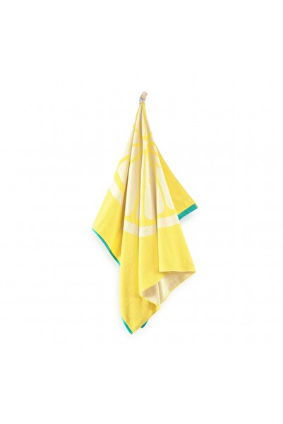 NO BRAND Prosop de plajă mare din bumbac egiptean 100X160 Citron