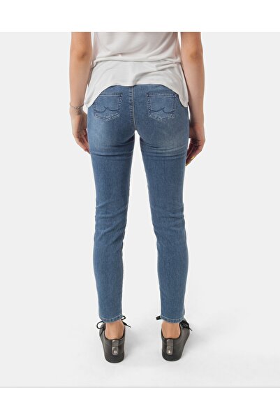 NO BRAND Blugi skinny de damă cu talie înaltă, din denim elastic, Rader 798/2...