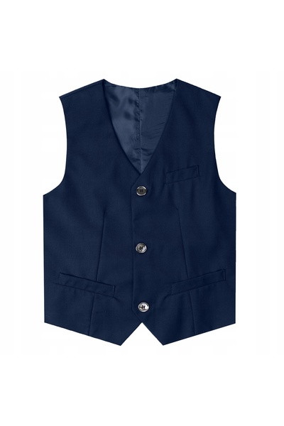 NO BRAND Vestă bărbătească fără mâneci, business formală, la un rând de nastu...