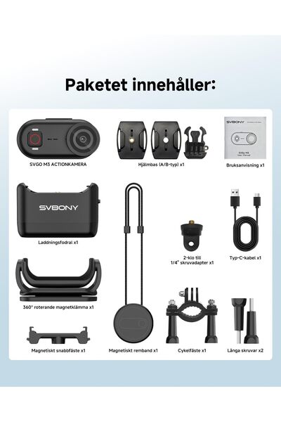 NO BRAND Cameră sport mini 4K POV Bodycam Wifi IP68